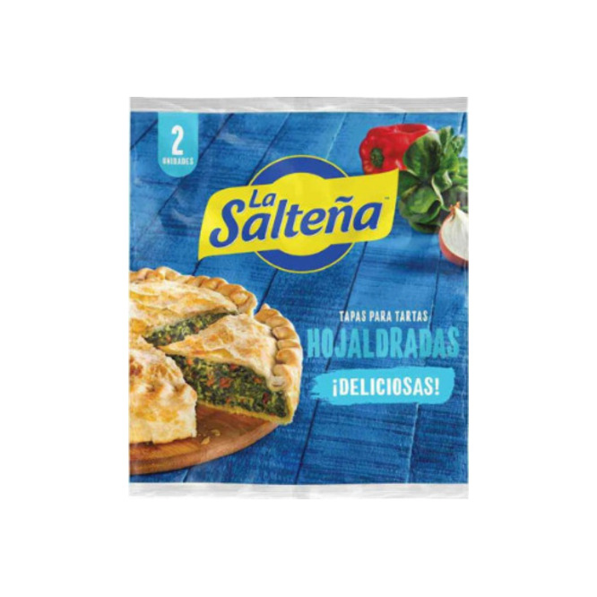 Tapa para tarta hojaldradas La Salteña 400 gramos