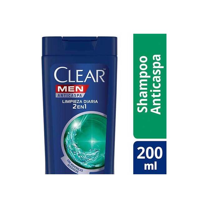 Shampoo anticaspa clear men 200 ml