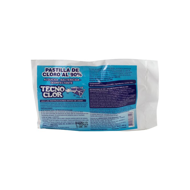 Cloro en pastilla Tecnoclor 200 gramos
