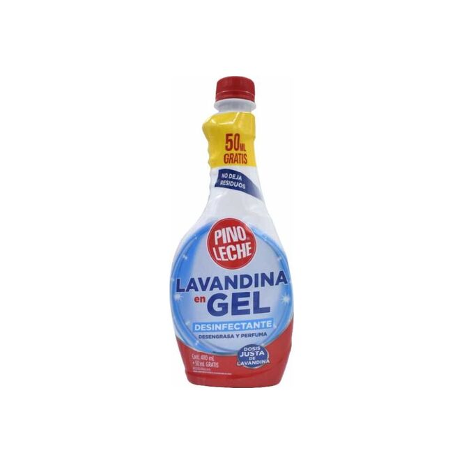 Lavandina en Gel en botella descartable Pinoleche 480 ml