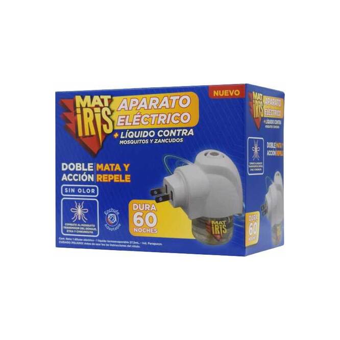 Aparato eléctrico líquido para mosquitos Matiris 27 ml
