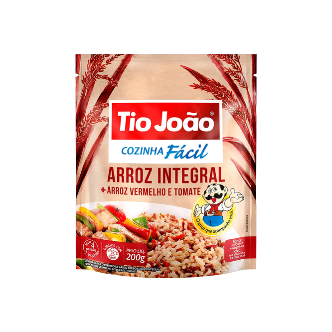 ARROZ INTEG+ARROZ RJO200GR TIO JOAO