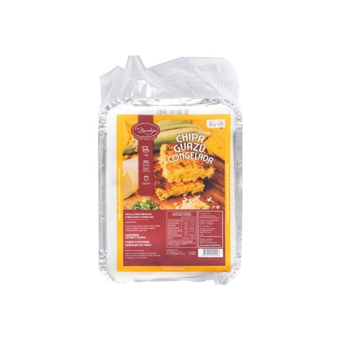 Mezcla para chipa guasu congelada La Bandeja 1 kilo
