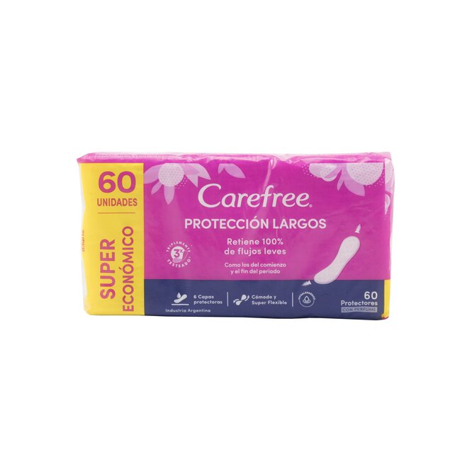 Protector largos Carefree 60 unidades