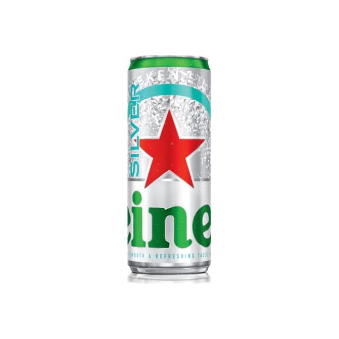 Cerveza Lager Silver en Lata Heineken 269 ml
