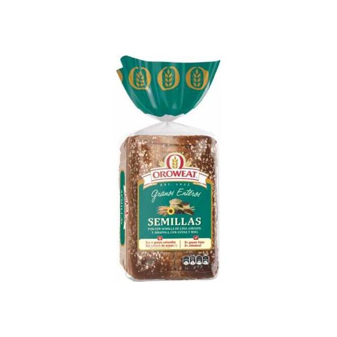 Pan con semillas Oroweat 600 gramos