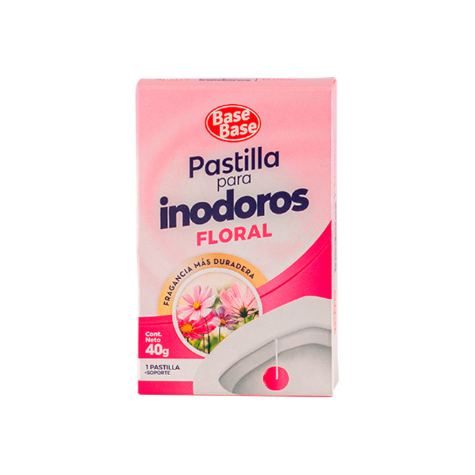 Pastilla para inodoro aroma floral Base Base 40 gramos