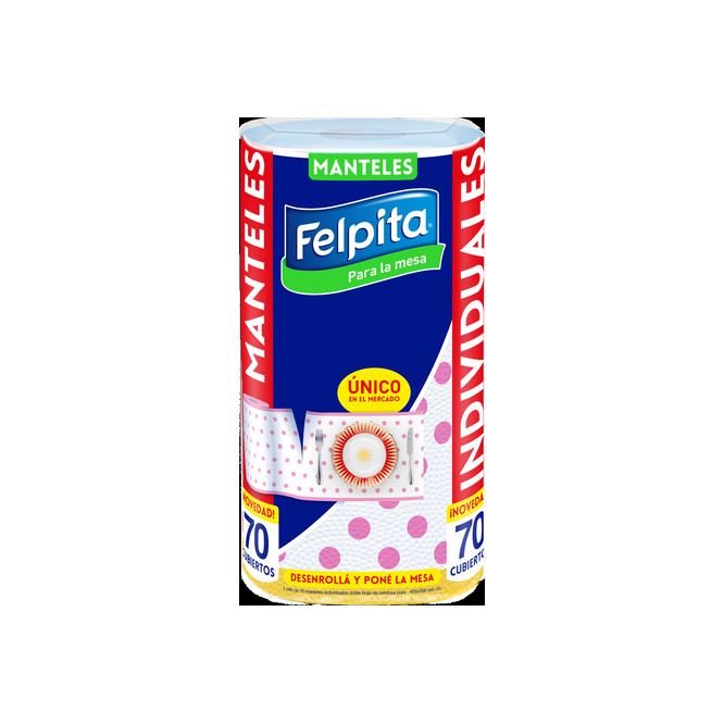 Manteles individuales Felpita 70 unidades