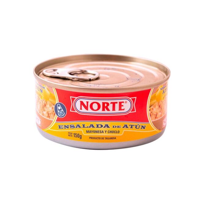 Ensalada de atún mayonesa y choclo lata Norte 150 gramos