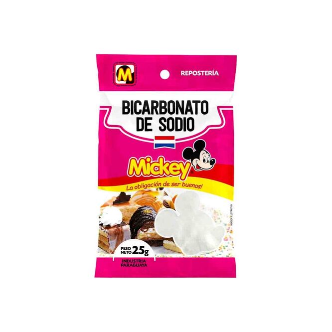 Bicarbonato de sodio Mickey 25 gramos