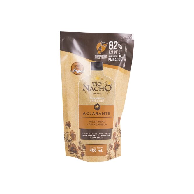 Shampoo Anticaída con Hierbas y Miel Tío Nacho 400 ml