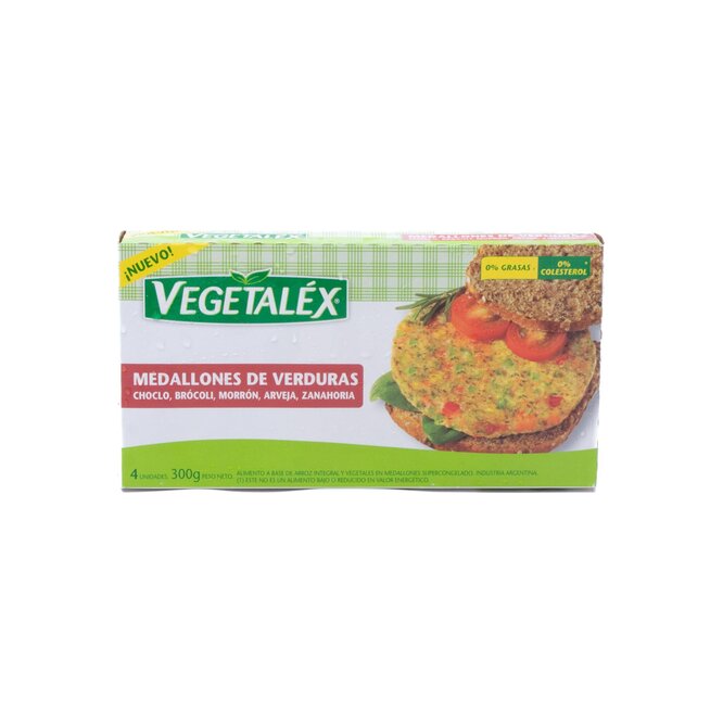 MEDALLONES DE VERDURA 300GR VEGETALEX