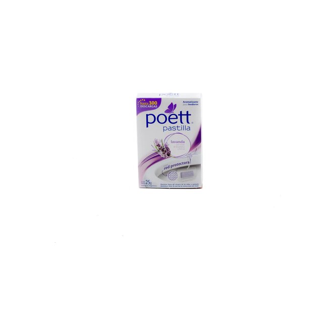 Pastilla para baño Lavanda en caja Poett 25 gramos