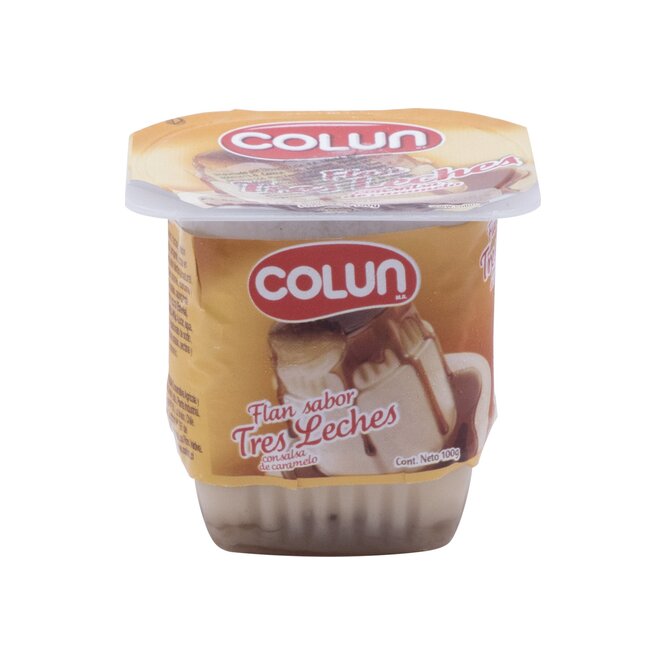 FLAN TRES LECHES 100 GR COLUN POTE