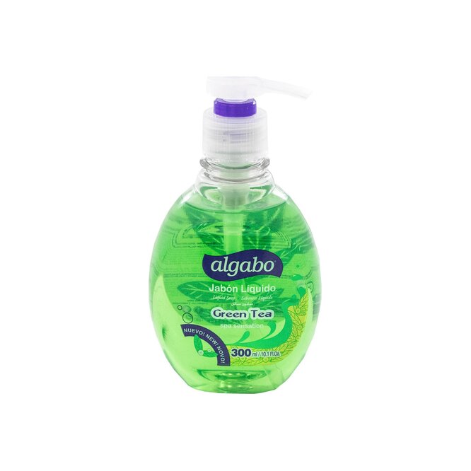Jabón líquido té verde Algabo 295 ml
