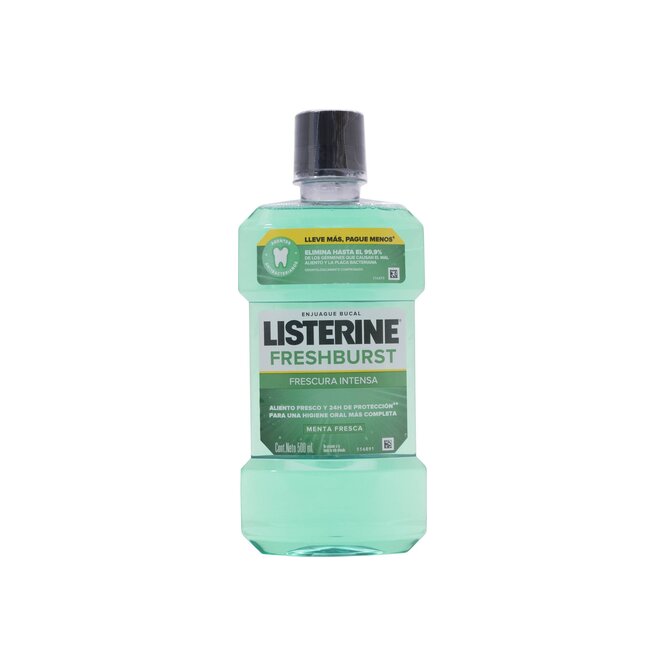 ENJUAG BUCAL LISTERINE FRESHBURST 500ML