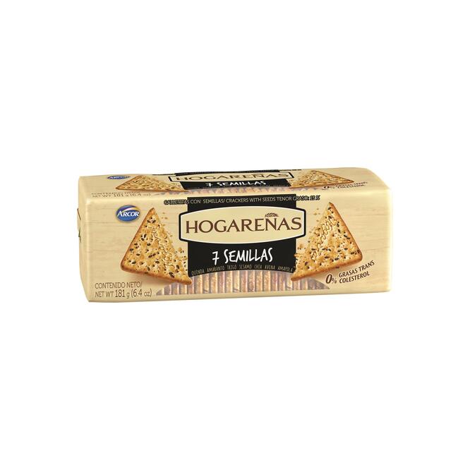 Galletitas 7 semillas Hogareñas 185 gramos