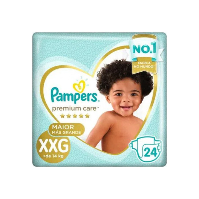 PAÑALES DESEC PAMPERS PREMIUN CAR G 16UN