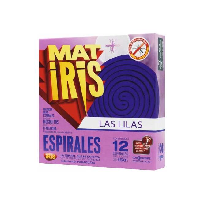 Espiral las lilas en caja Matiris 12 unidades