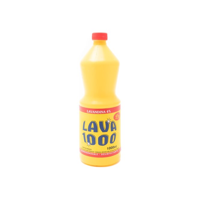 Lavandina 4% botella Lava 1000 1 litro