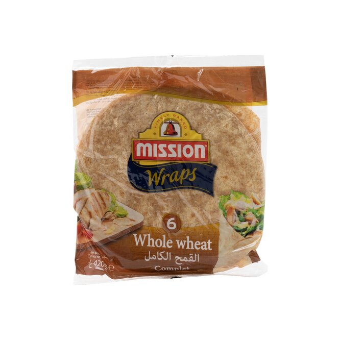 TORTILLAS INTEGRAL 6 MISSION 420GR PAQ