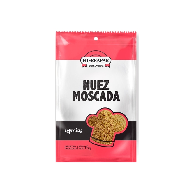 Nuez moscada paquete Hierbapar 15 gramos