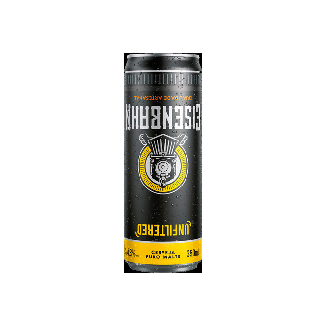 Cerveza Pura Malta en Lata Eisenbahn 350 ml