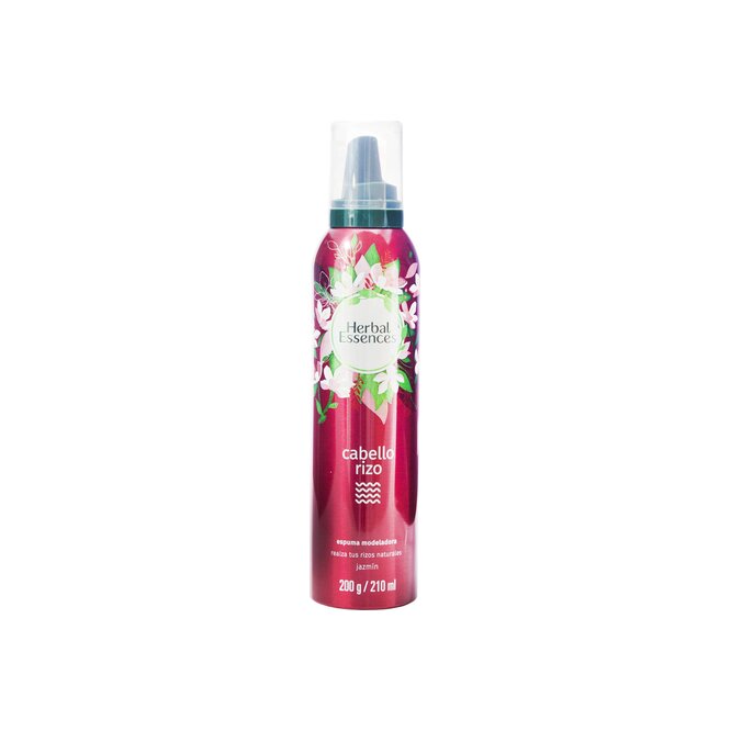 Espuma moldeadora para rizos naturales aroma jazmín herbal Essences 200 gramos