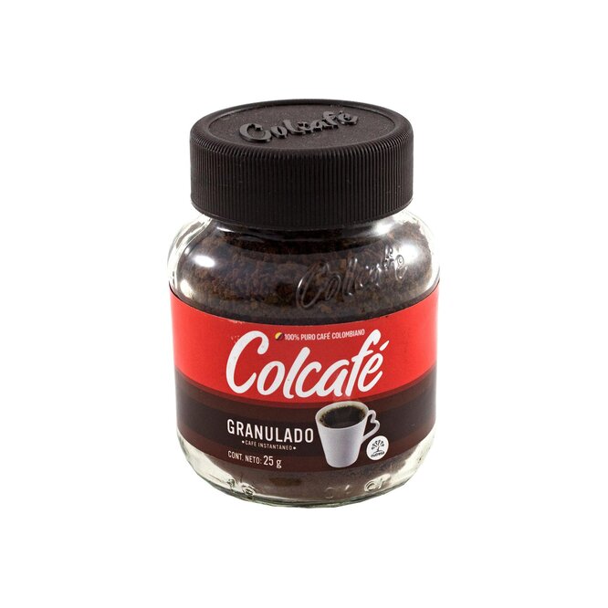 Café soluble granulado en frasco Colcafé 25 gramos