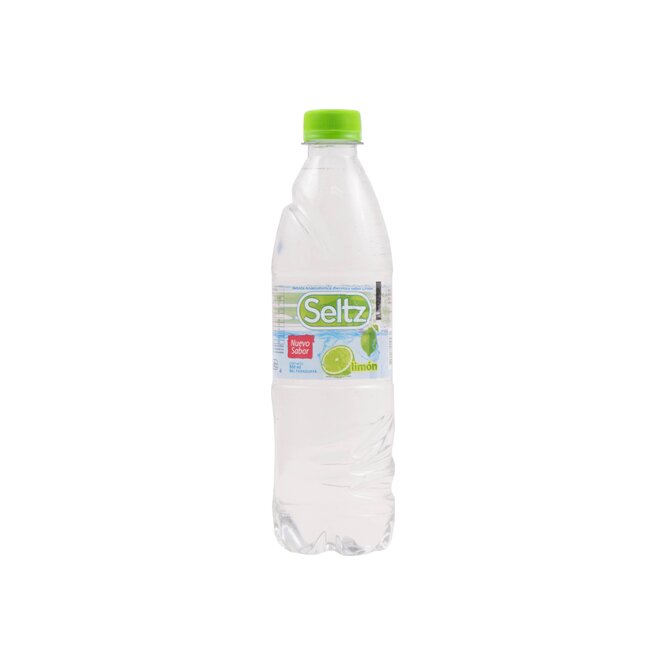 Agua sabor limon botellita Seltz 500 ml