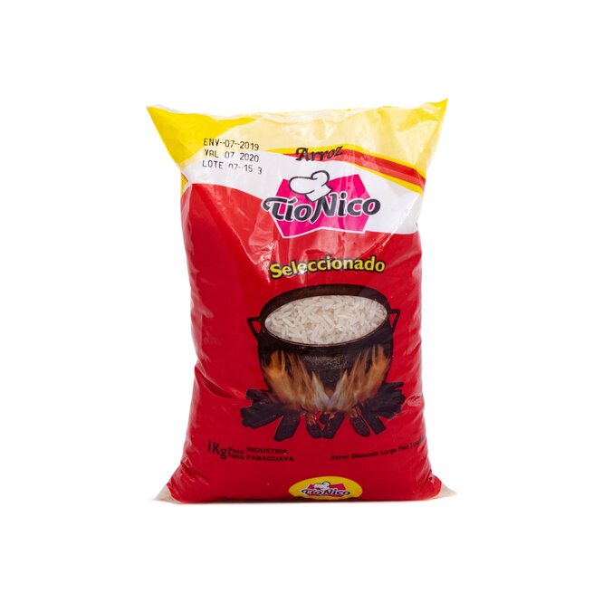 Arroz paquete rojo Tío Nico 1 kilo