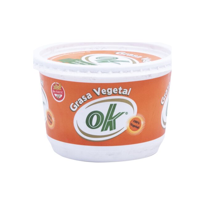 Grasa vegetal pote Ok 500 gramos
