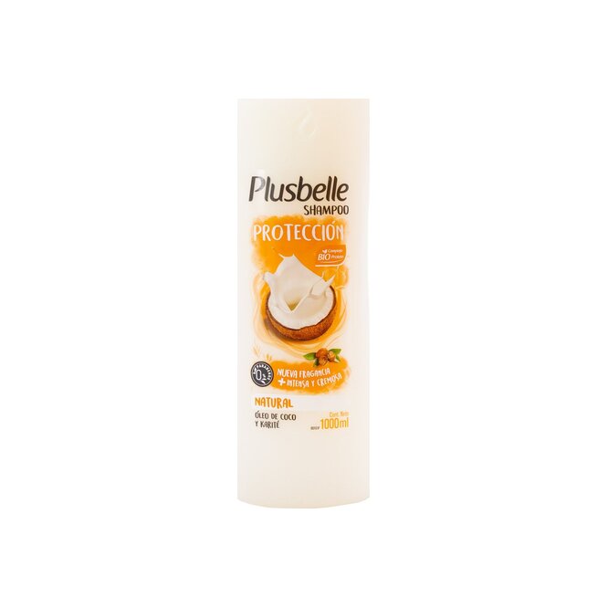 Shampoo protección natural aceite de coco Plusbelle 1 litro