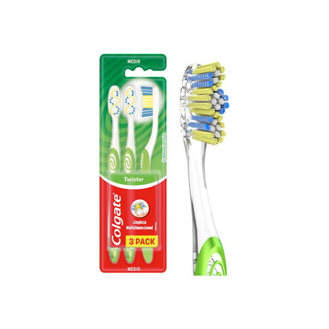 CEPILL DENT COLGAT TWIST PCK 3UN