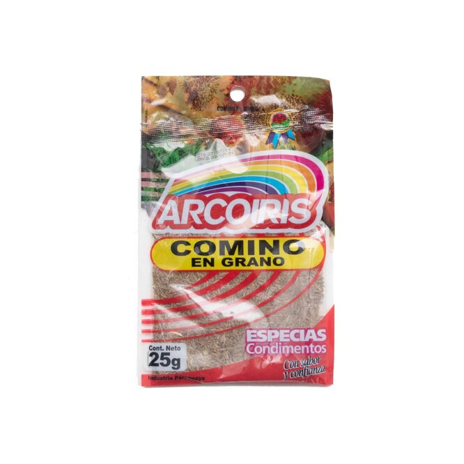Comino en grano Arcoíris 25 gramos