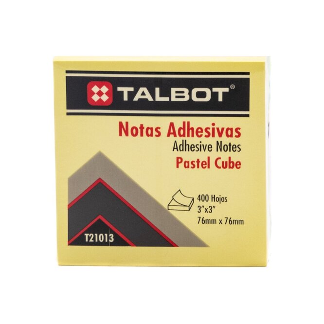 NOTAS ADH CUBO PASTEL TALBOT