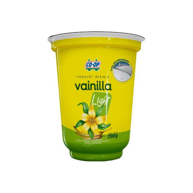 YOGHURT BEB LIGHT SAB VAINILLA CO OP 200