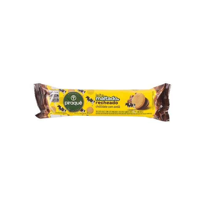 Galletitas con relleno de chocolate con avena Piraque 85 gramos