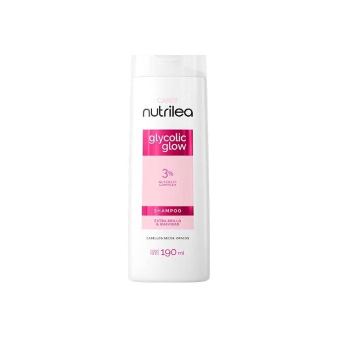 Shampoo Glycolic Glow frasco Nutrilea 190 ml