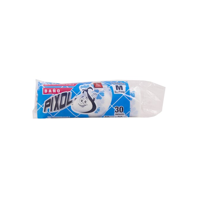 Bolsa para baño tamaño mediano Pixol 30 unidades