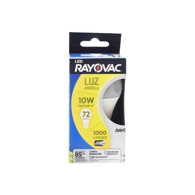 FOCO RAYOVAC LED LUZ AMARILLA 10W 1000