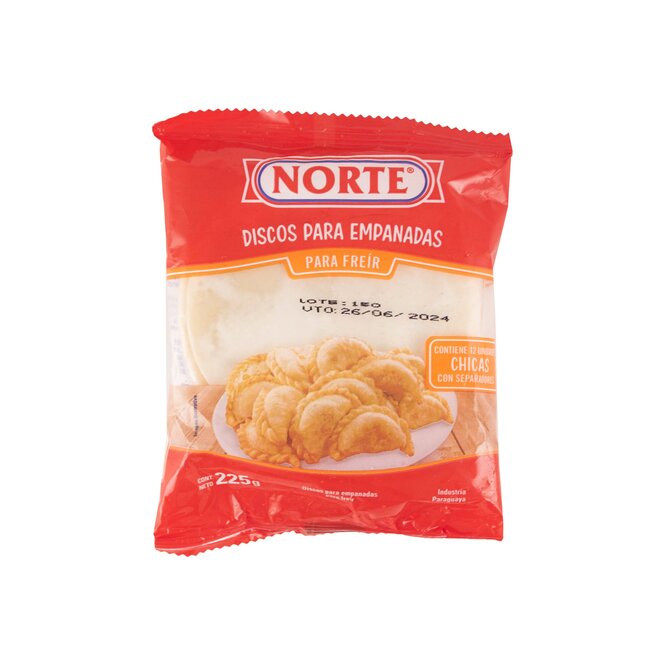Discos para empanada para freír chicas Norte 12 unidades