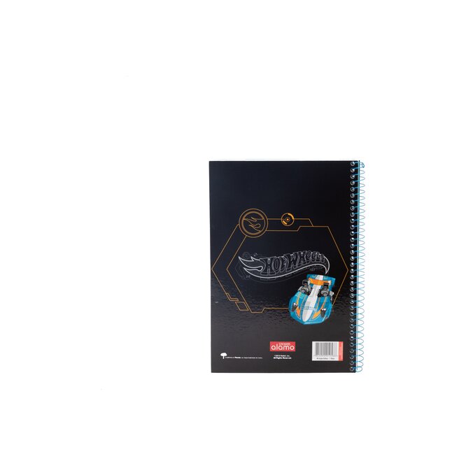 CUADERNO UNIV D C/STICKERS HOT WHEELS 96