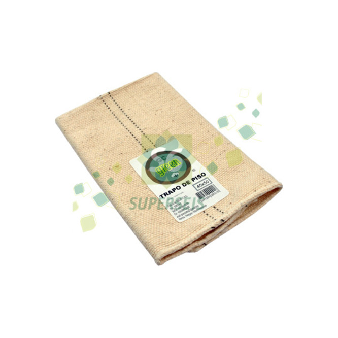 TRAPO P/PISO 45X50CM GREEN COTTON GREEN