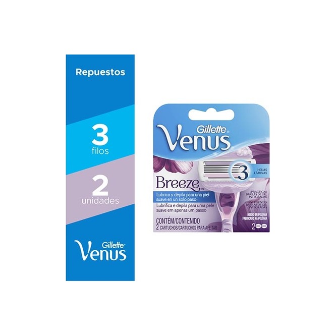 REPUESTO VENUS BREEZE 2UND GILLETTE CJA