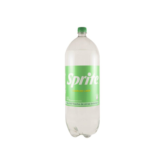 Gaseosa sabor lima limón en botella Sprite 3 litros