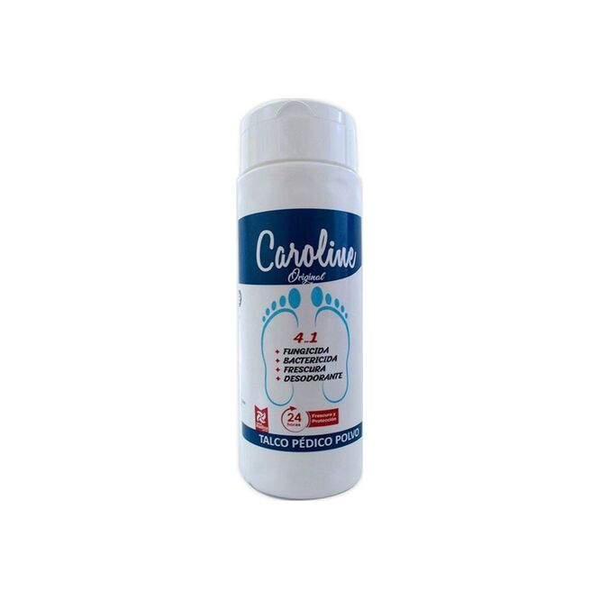 Talco Pédico en aerosol Caroline 80 gramos