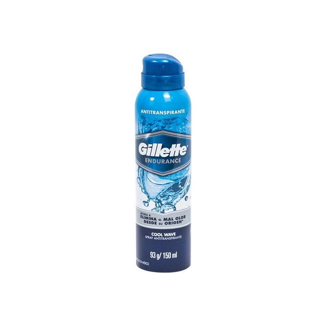 Desodorante antitranspirante cool wave en aerosol Gillette 150 ml