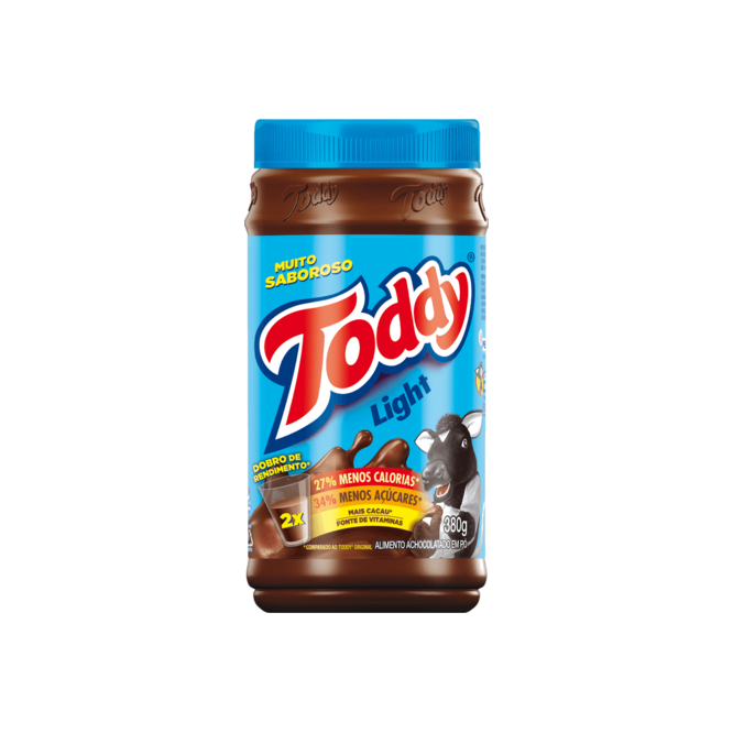 Chocolate light en polvo Toddy 380 gramos