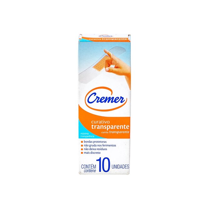 Curita Transparente en caja Cremer 10 unidades